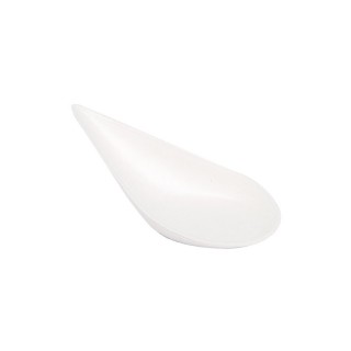 Cuchara En Forma De Gota Blanca Bionic 10,1 x 5x 2,9 cm. (Pack 50 Uds.)