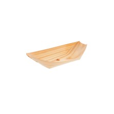 Barquilla Wood 22,5 x 11 x 3 cm. (Pack 50 Uds.) García de Pou - La Casa de Vesta