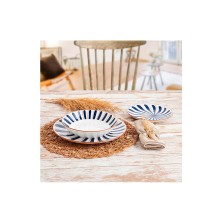 Vajilla Oceanika 18 Piezas. BIDASOA - La Casa de Vesta