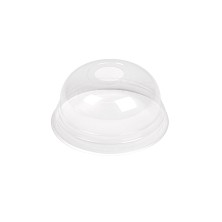 Tapa Cúpula Con Orificio Para Vaso Compostable 575 ml. (Pack 50 Uds.) García de Pou - La Casa de Vesta